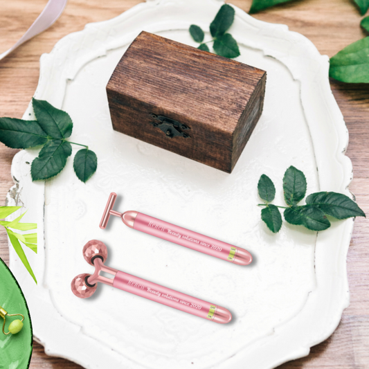 Подаръчен сет електрически масажори за лице и тяло Renew Gift Set