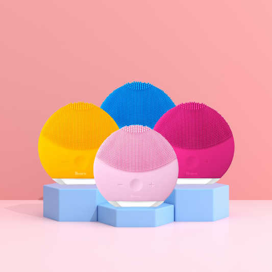 Електрическа силиконова четка за почистване на лице Renew